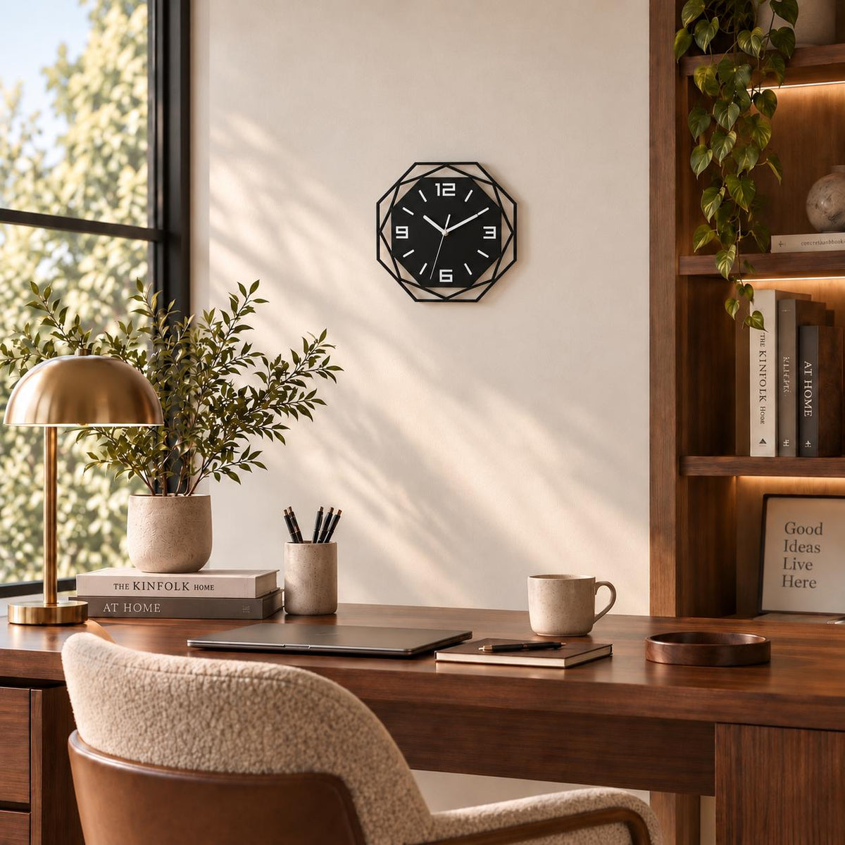 Horloge Murale Design Acrylique | Onyx