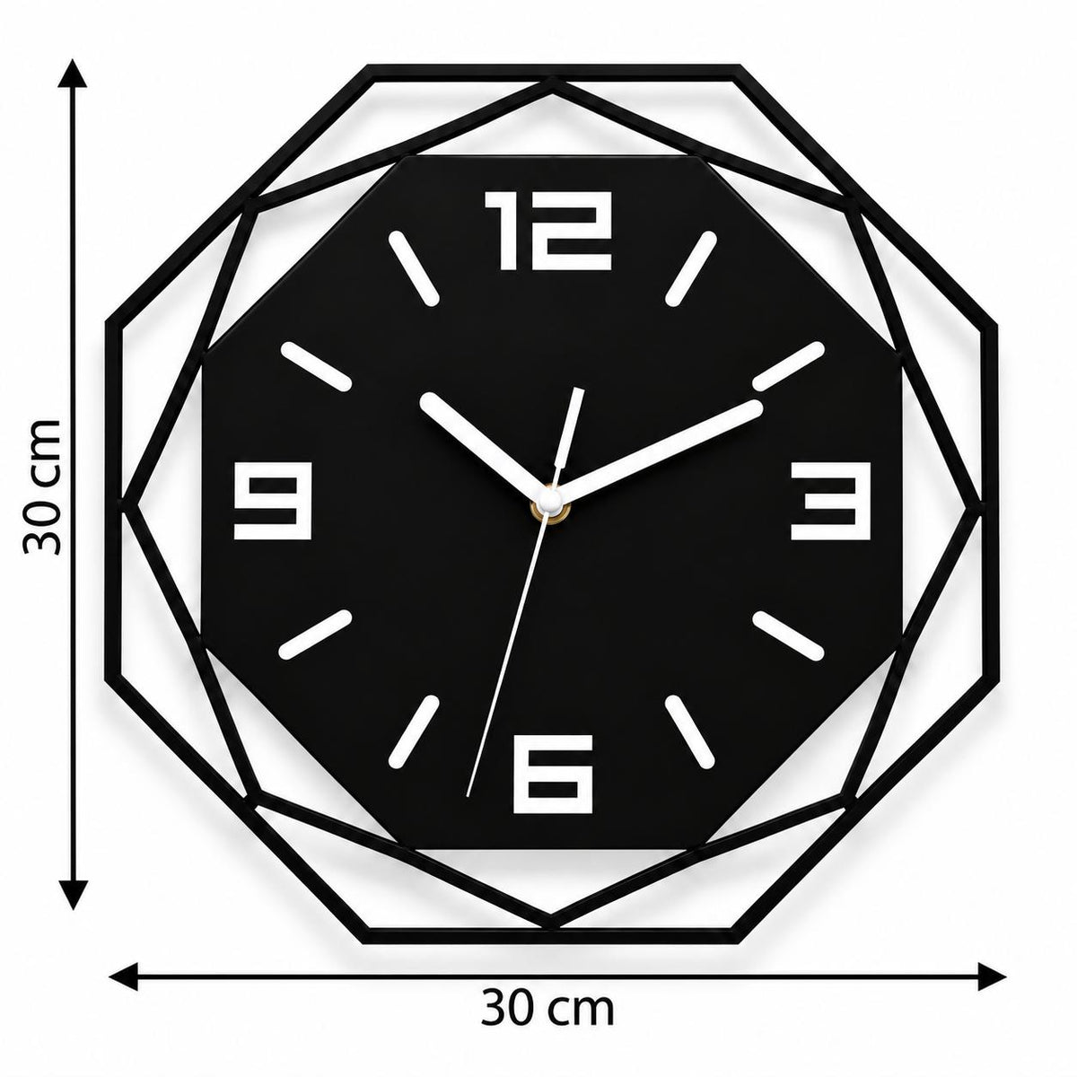 Horloge Murale Design Acrylique | Onyx