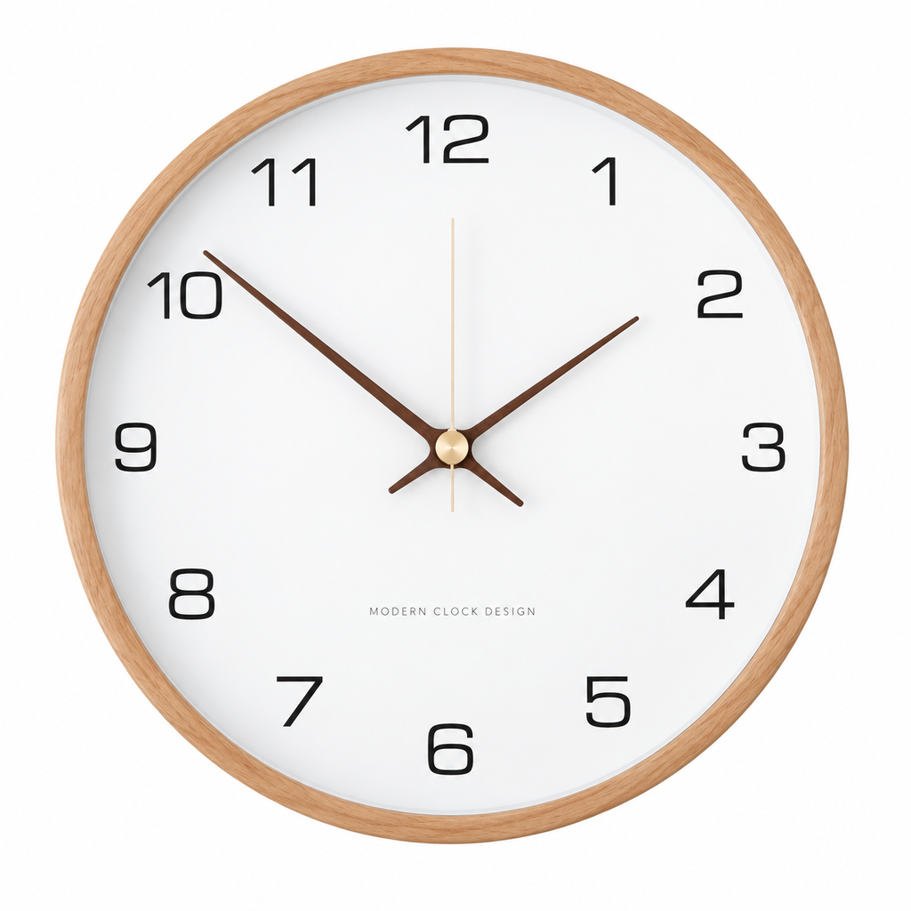 Horloge Murale Moderne Bois | Alba