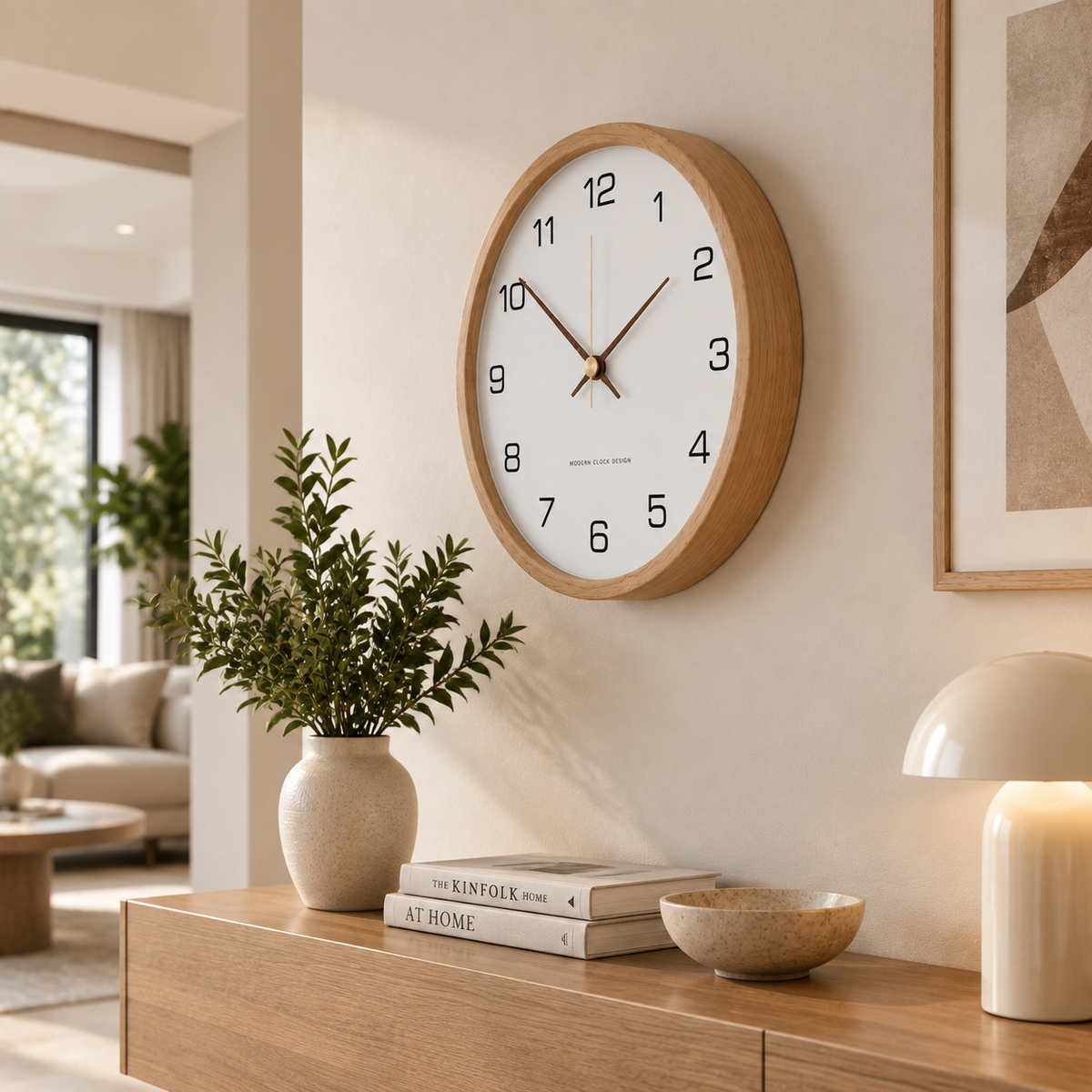 Horloge Murale Moderne Bois | Alba