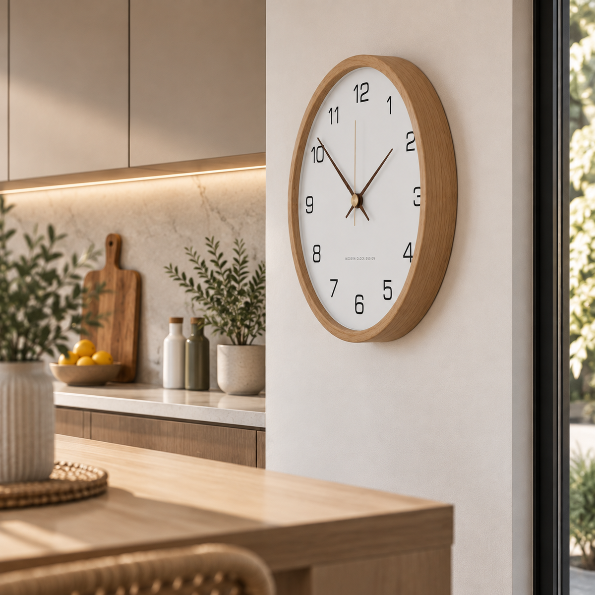 Horloge Murale Moderne Bois | Alba