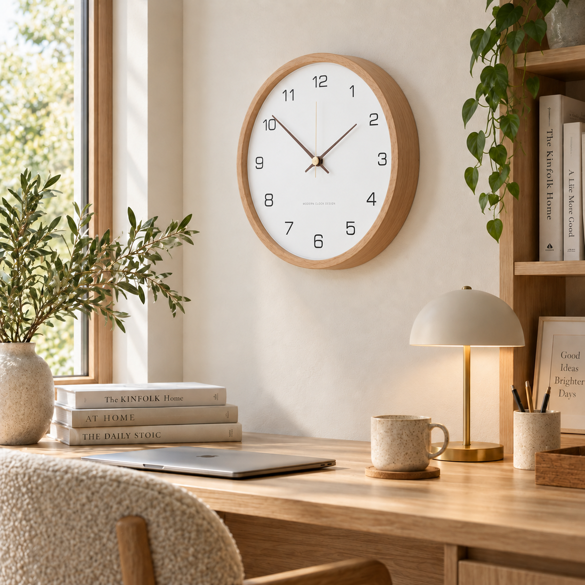 Horloge Murale Moderne Bois | Alba