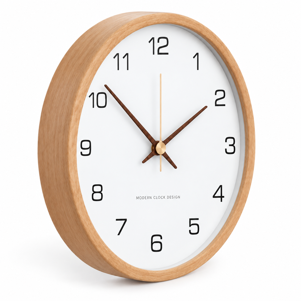 Horloge Murale Moderne Bois | Alba