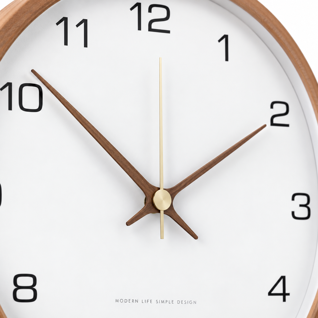 Horloge Murale Moderne Bois | Alba