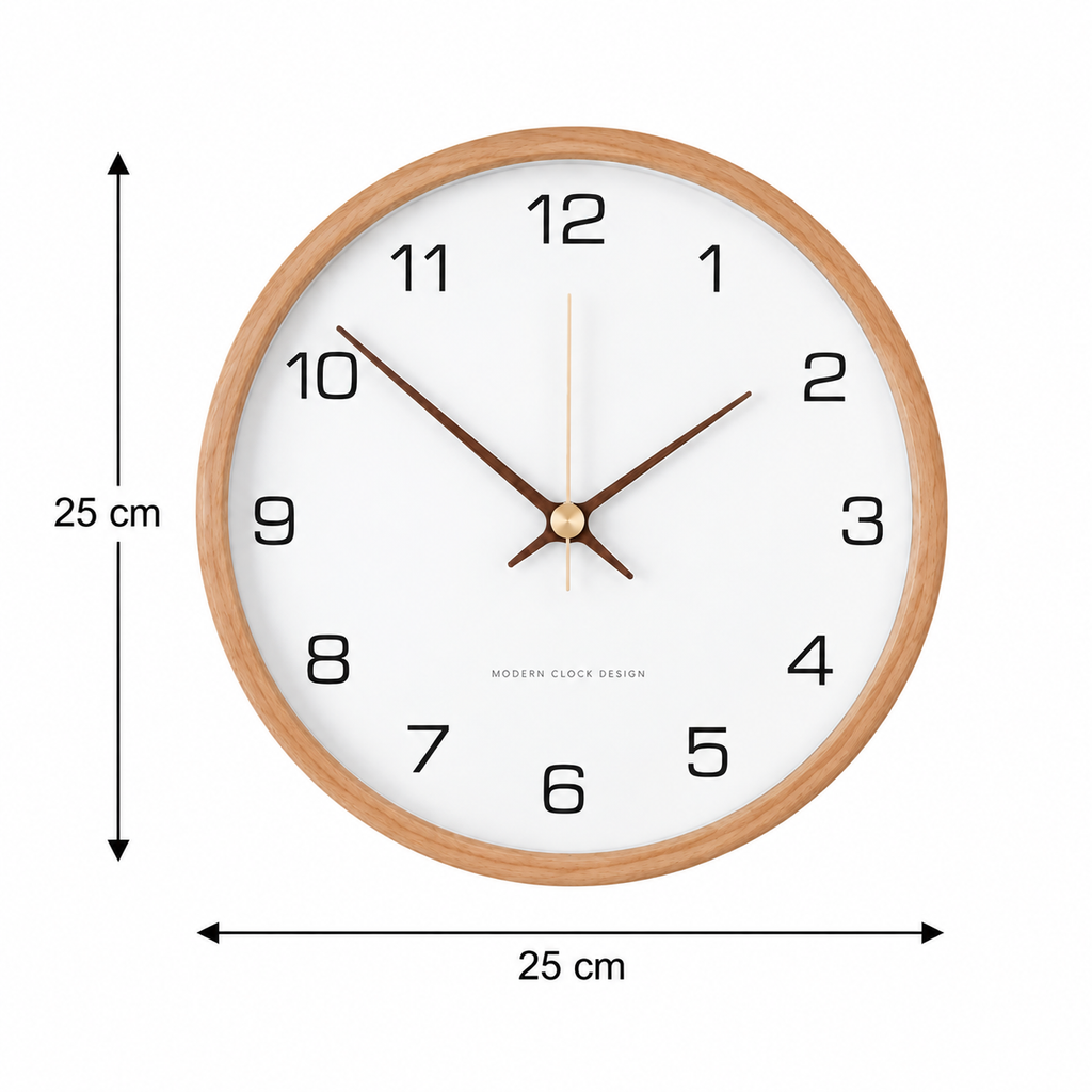 Horloge Murale Moderne Bois | Alba