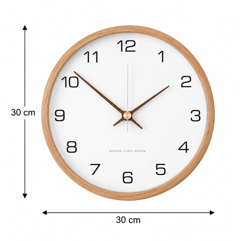 Horloge Murale Moderne Bois | Alba