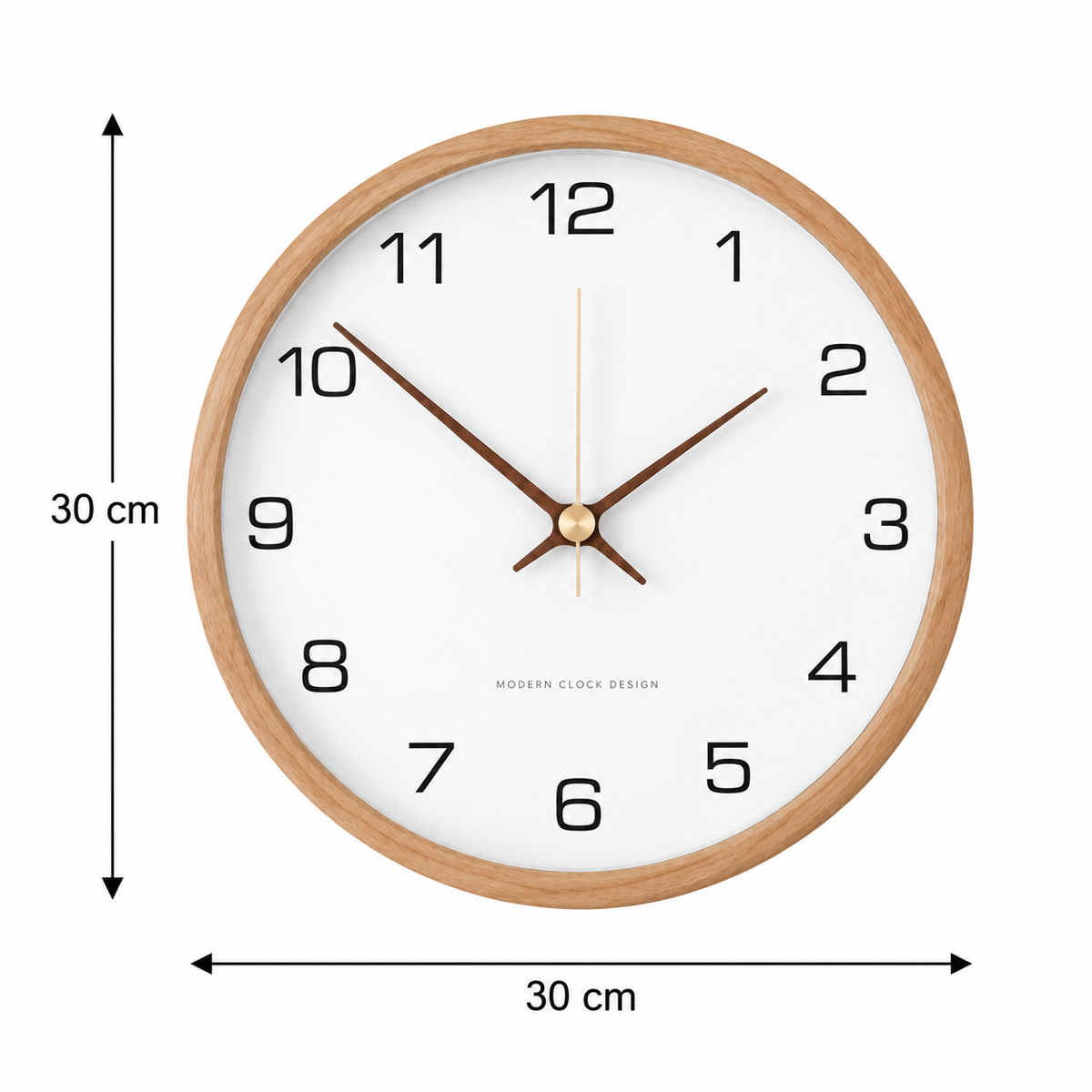 Horloge Murale Moderne Bois | Alba