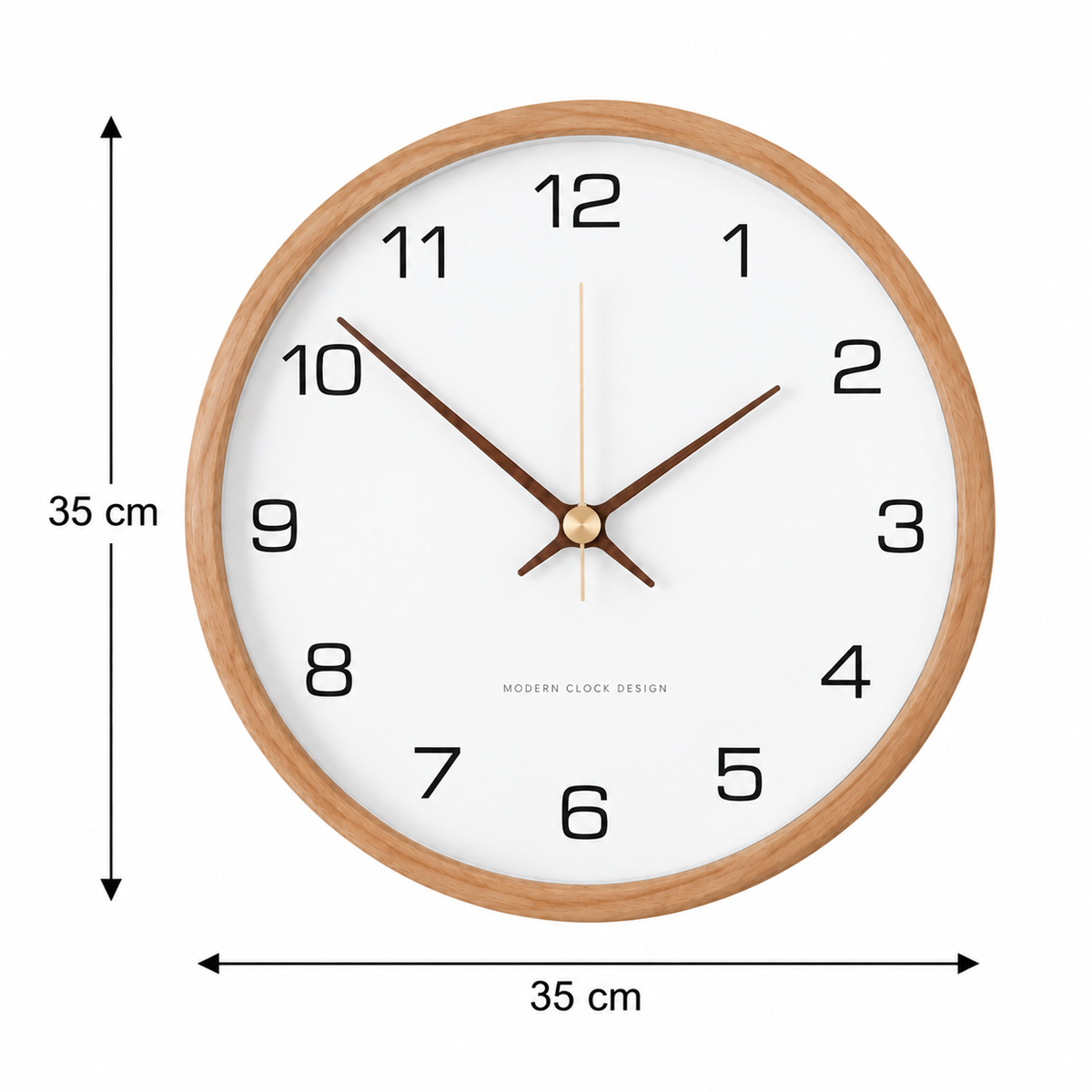 Horloge Murale Moderne Bois | Alba