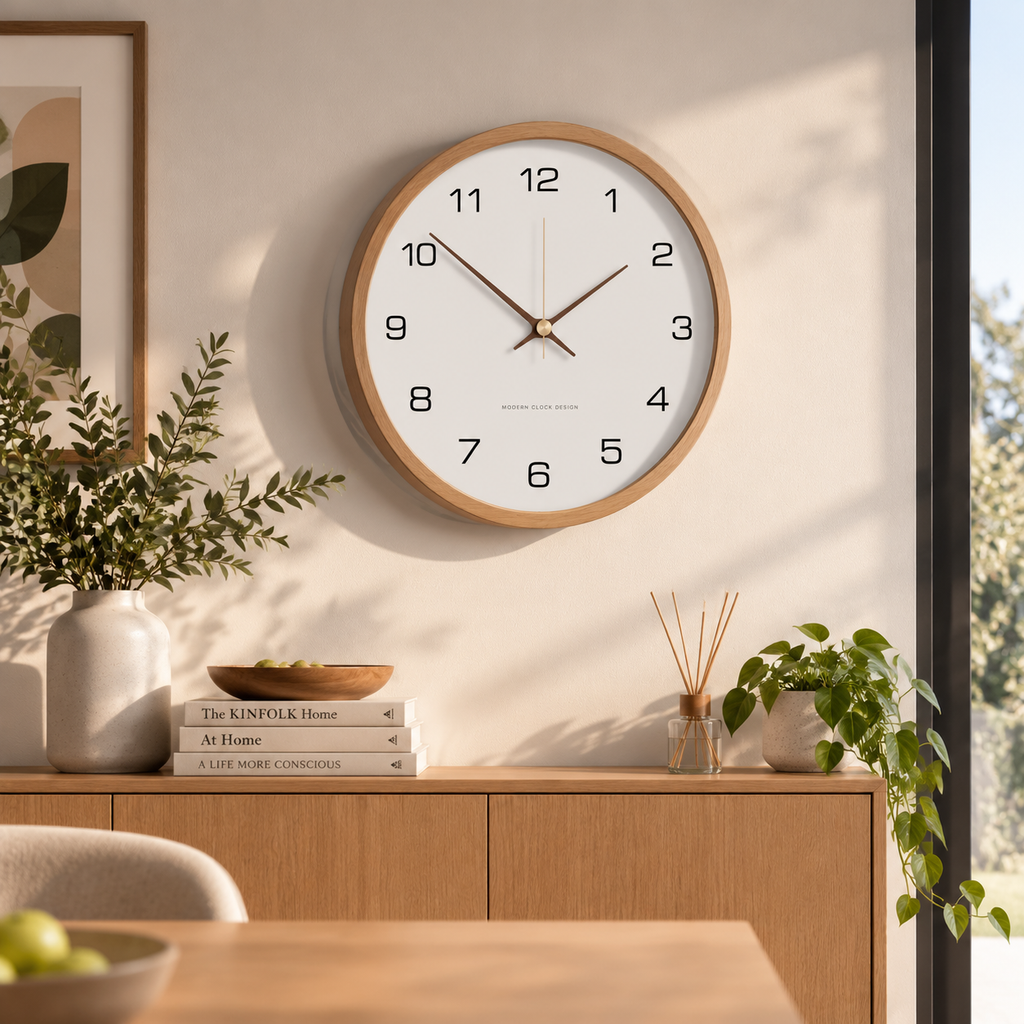 Horloge Murale Moderne Bois | Alba
