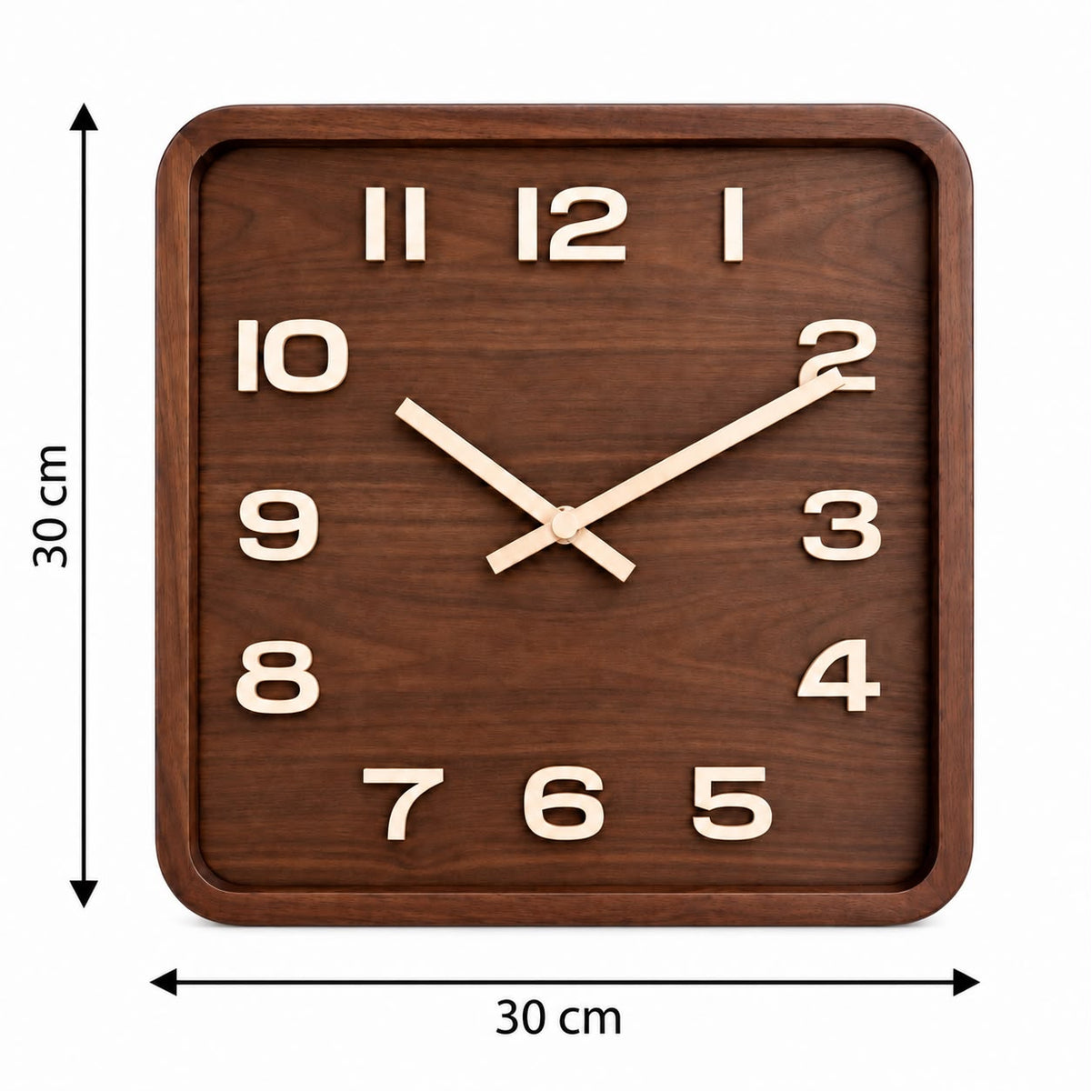 Horloge Murale Moderne Bois | Brownie