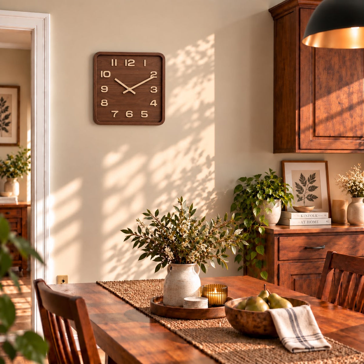 Horloge Murale Moderne Bois | Brownie
