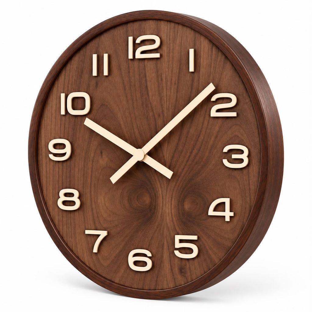 Horloge Murale Moderne Bois | Cacao