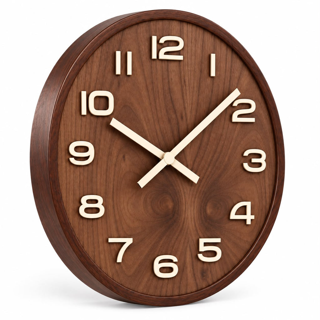Horloge Murale Moderne Bois | Cacao