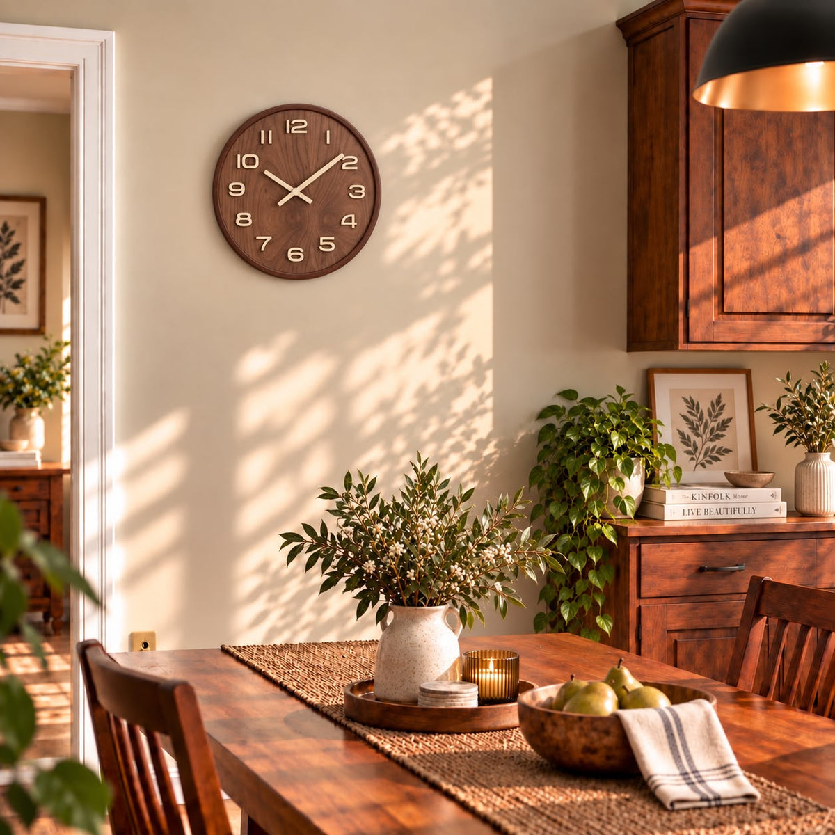 Horloge Murale Moderne Bois | Cacao