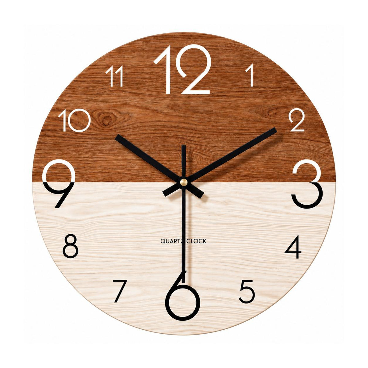 Horloge Murale Design Bois | Cèdre