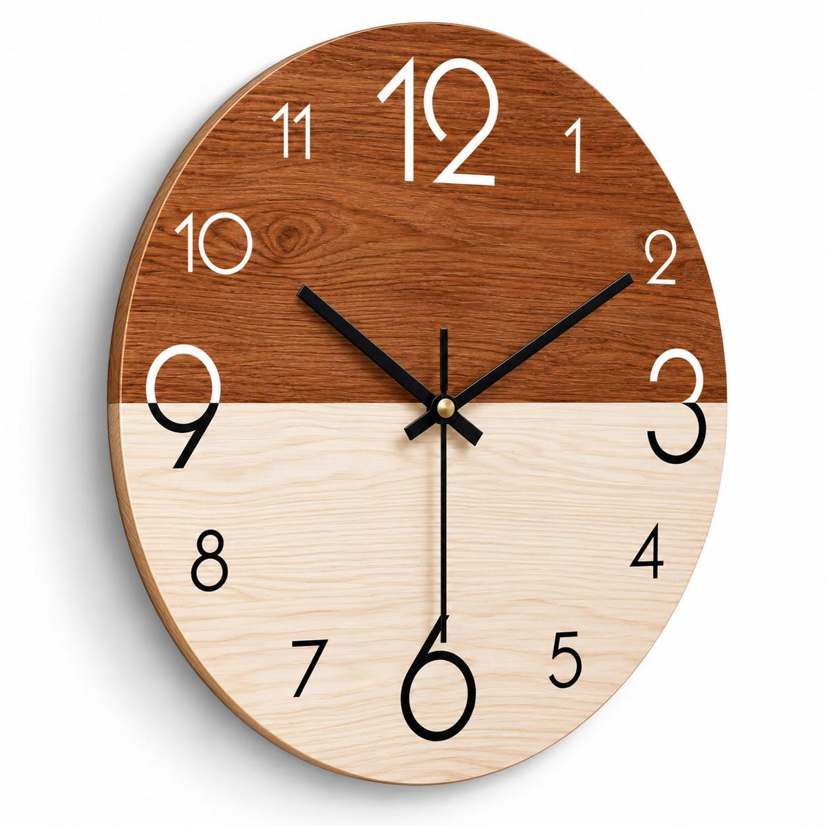 Horloge Murale Design Bois | Cèdre