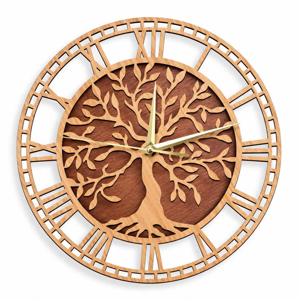 Horloge Murale Design Bois | Eden
