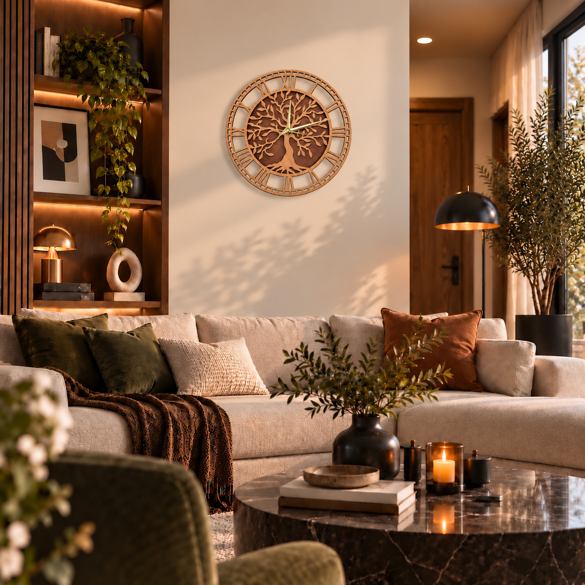 Horloge Murale Design Bois | Eden