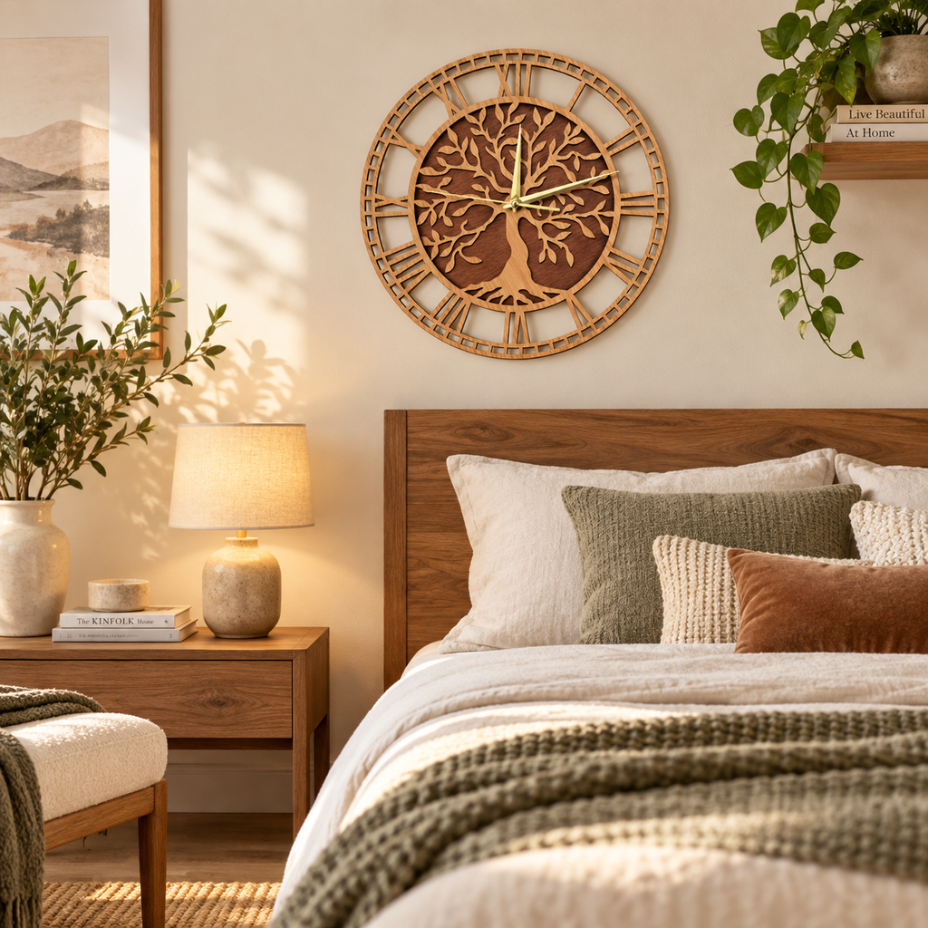 Horloge Murale Design Bois | Eden