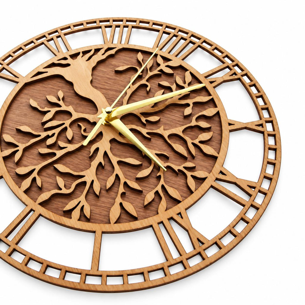 Horloge Murale Design Bois | Eden