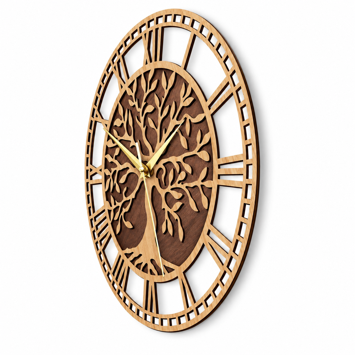 Horloge Murale Design Bois | Eden
