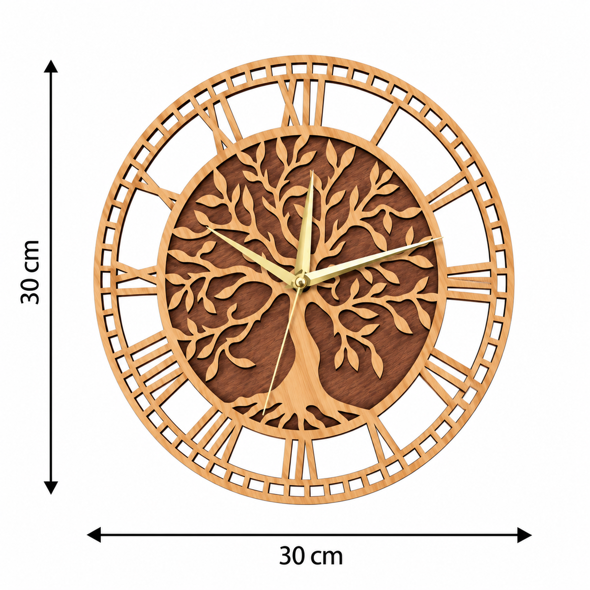 Horloge Murale Design Bois | Eden