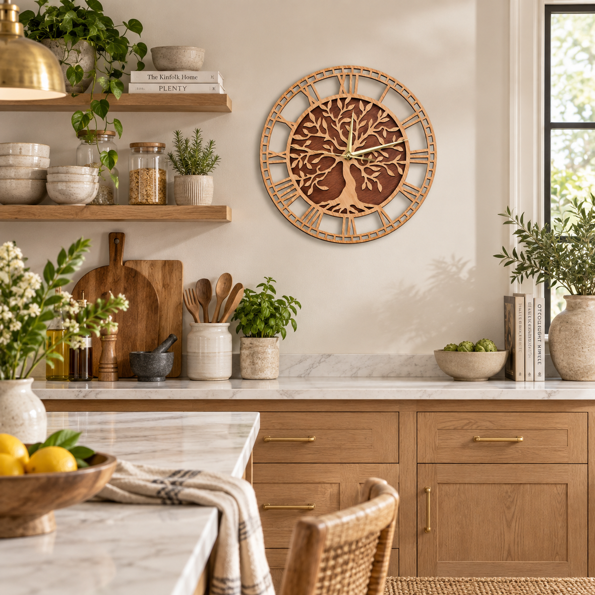 Horloge Murale Design Bois | Eden