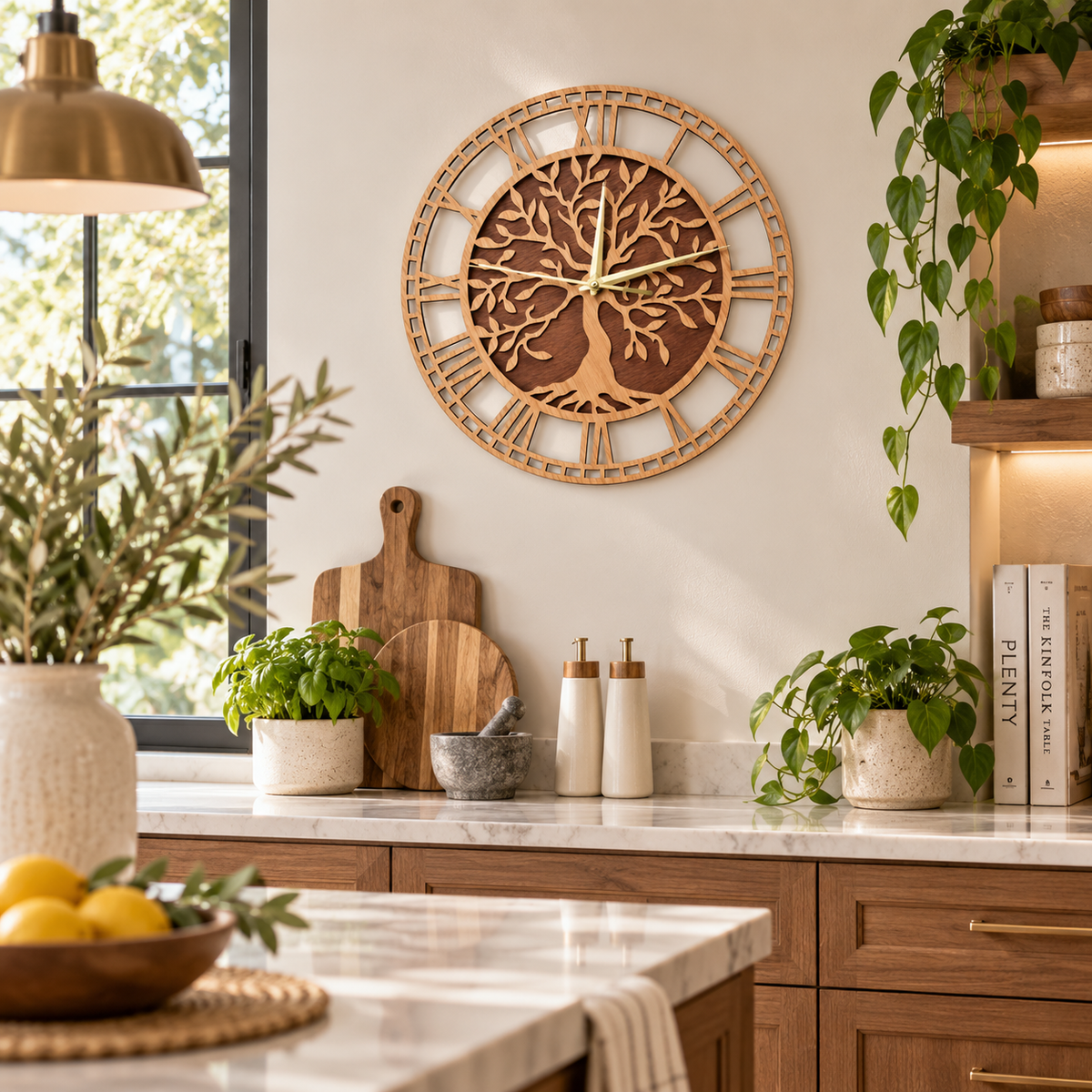 Horloge Murale Design Bois | Eden