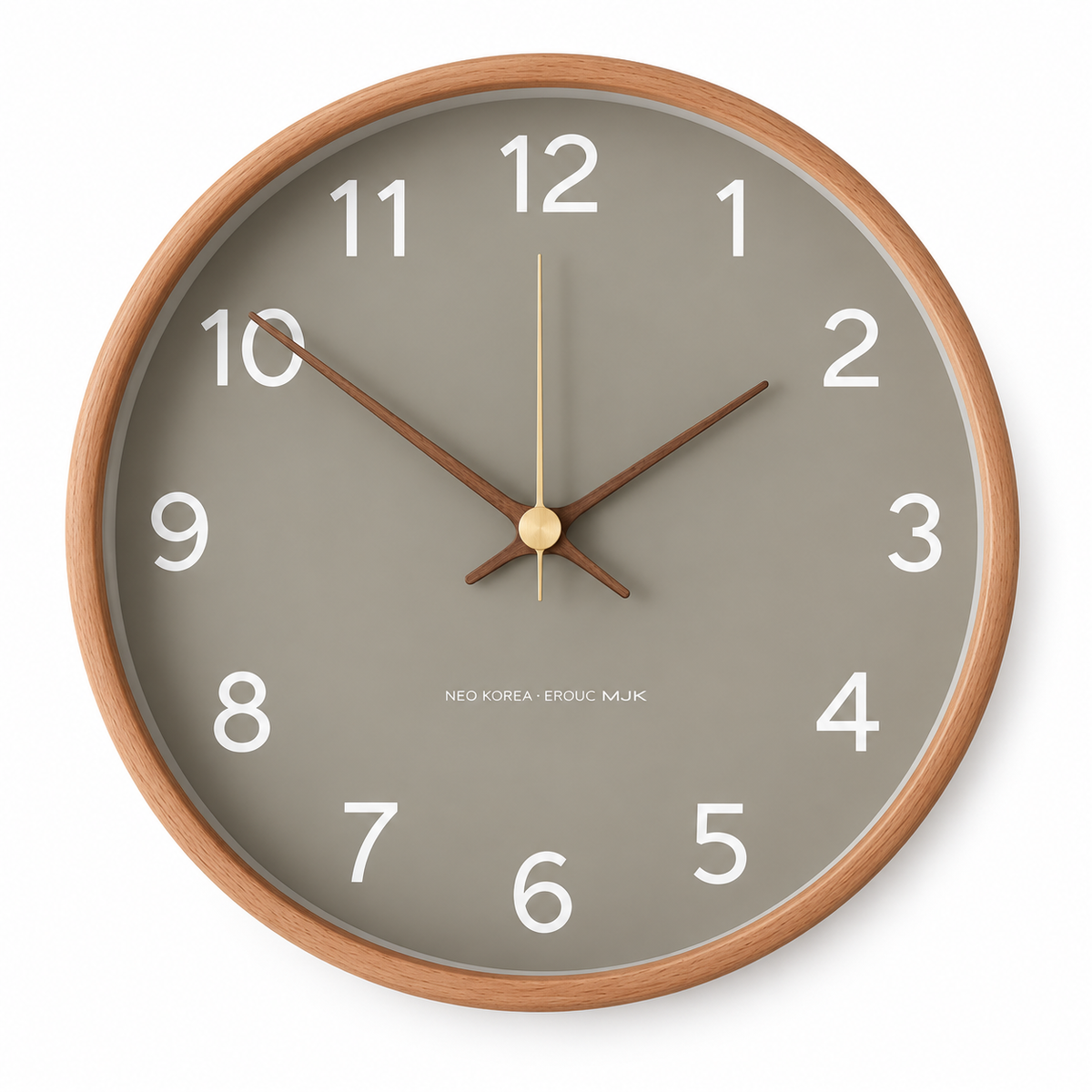 Horloge Murale Moderne Bois | Elio