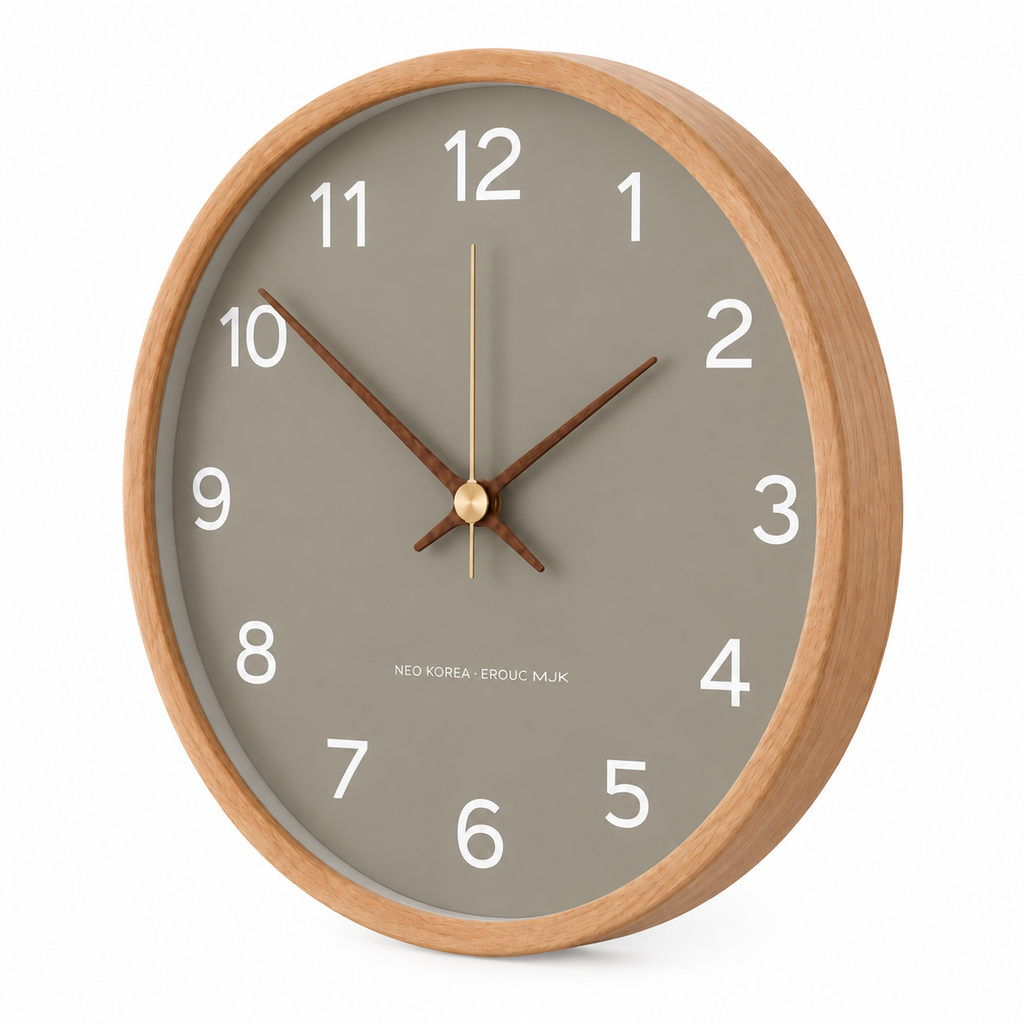 Horloge Murale Moderne Bois | Elio