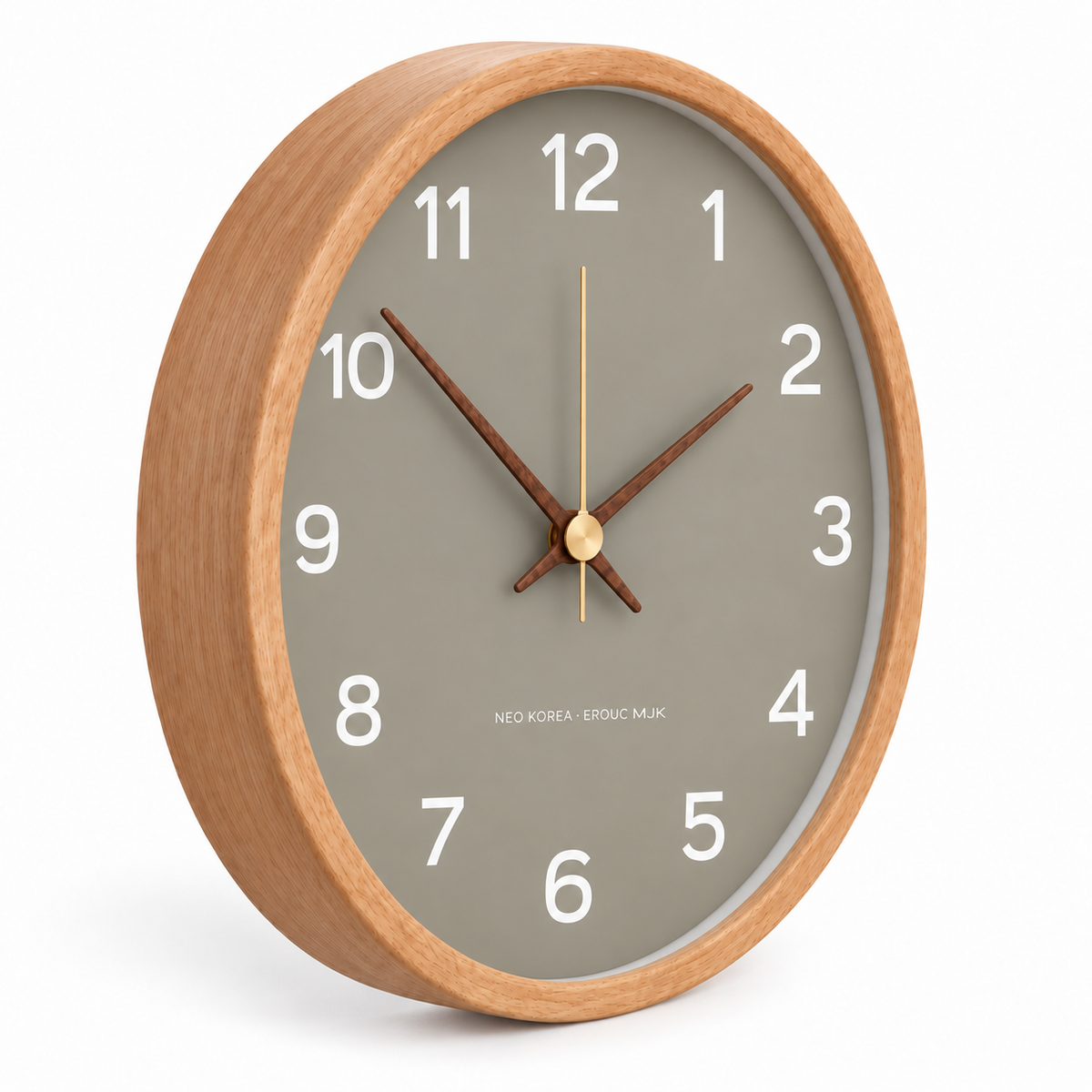 Horloge Murale Moderne Bois | Elio