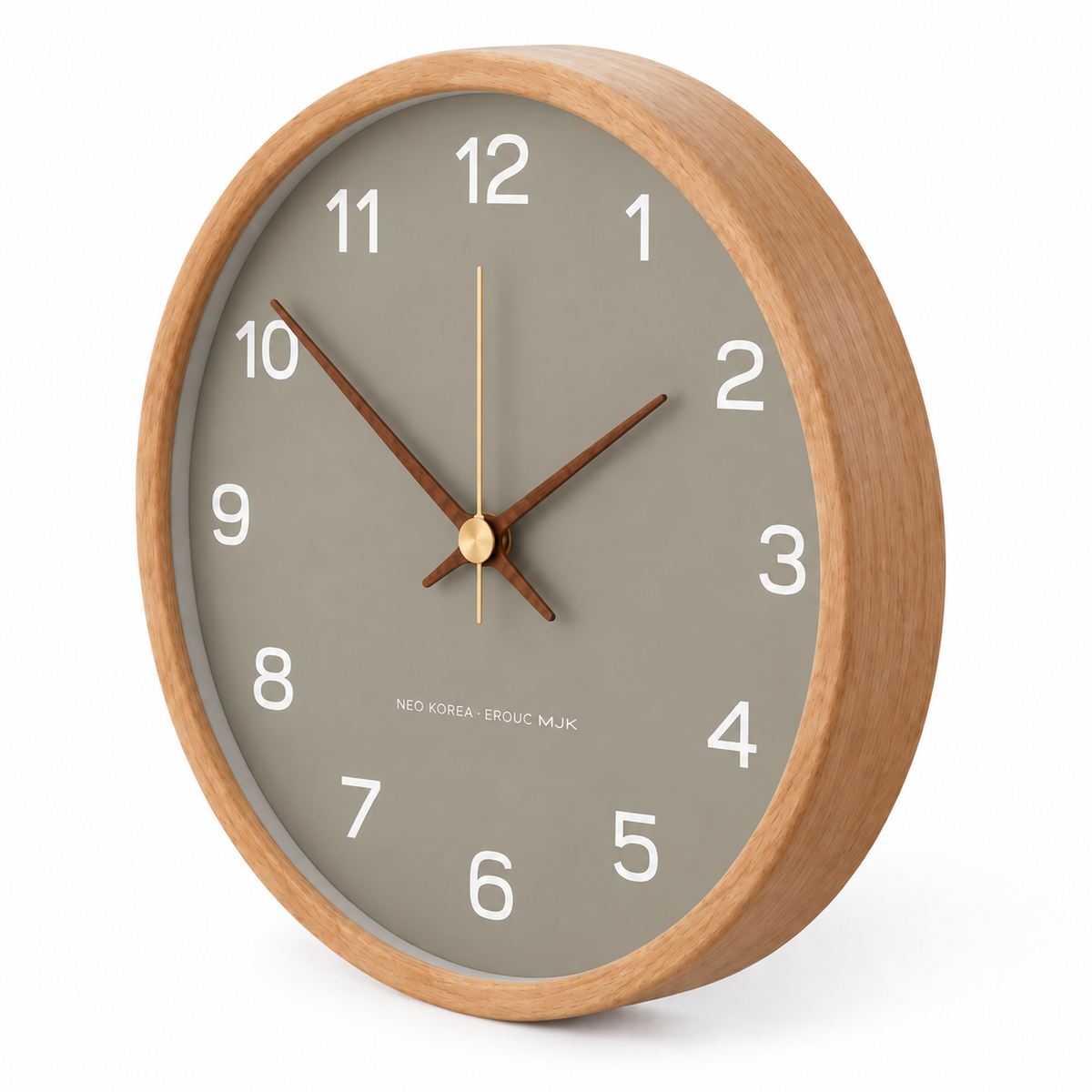 Horloge Murale Moderne Bois | Elio