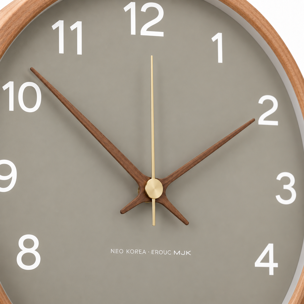 Horloge Murale Moderne Bois | Elio
