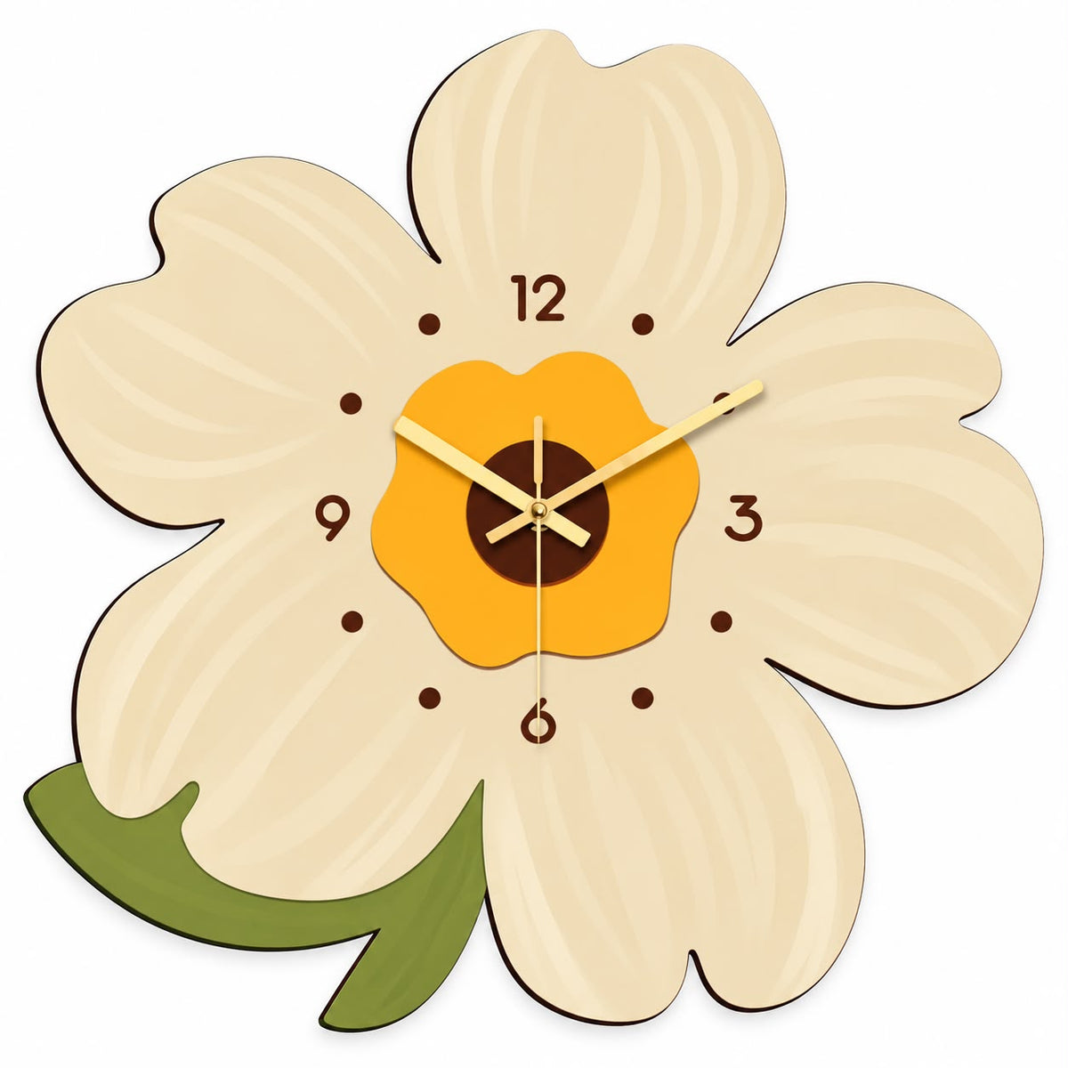 Horloge Murale Design Bois | Flora
