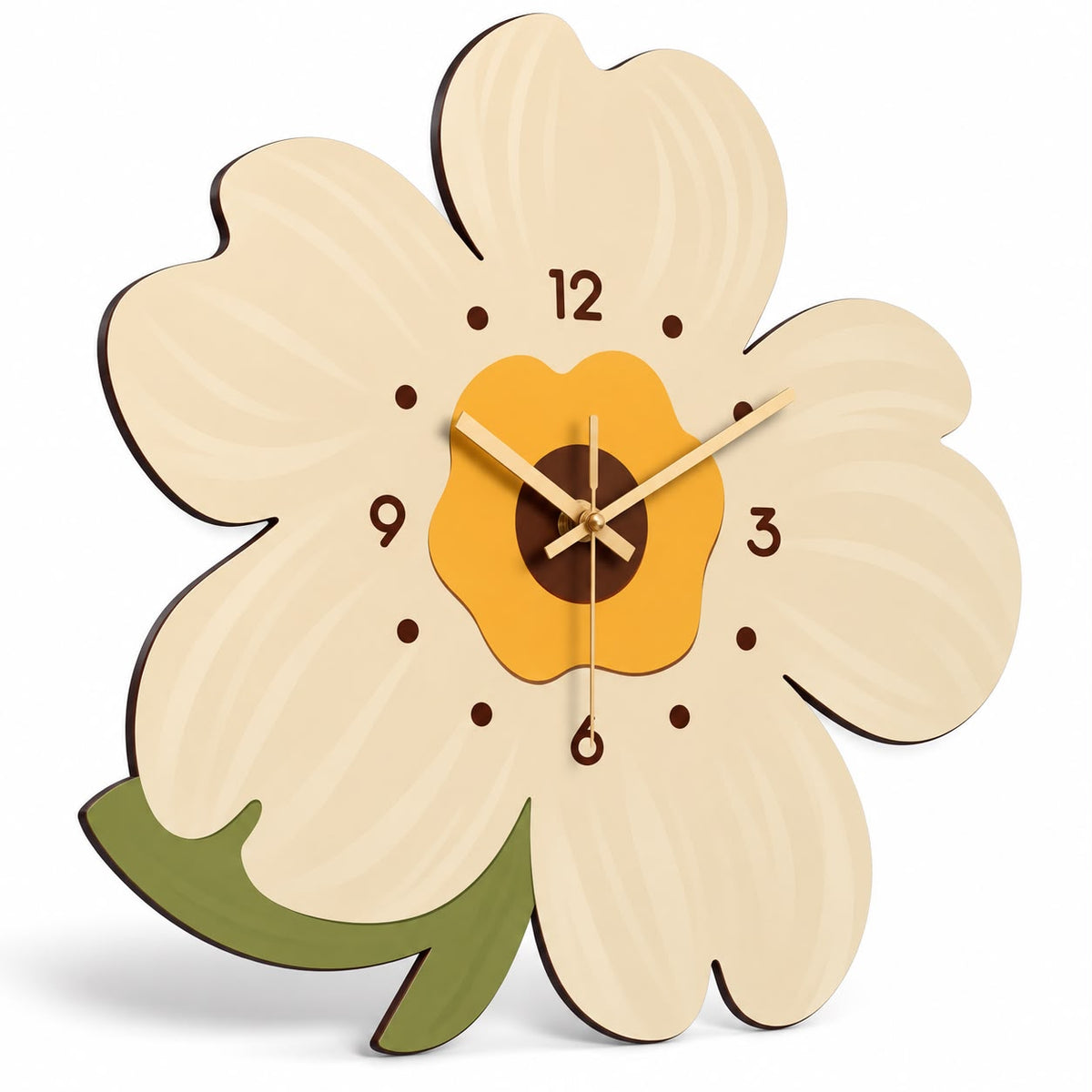 Horloge Murale Design Bois | Flora
