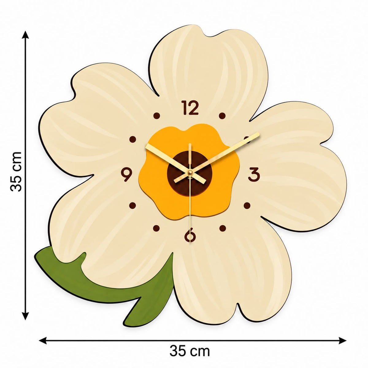 Horloge Murale Design Bois | Flora