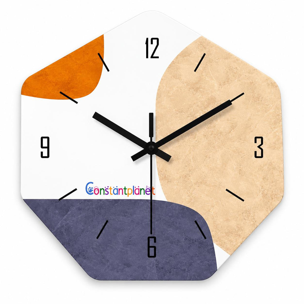 Horloge Murale Design Bois | Geometric