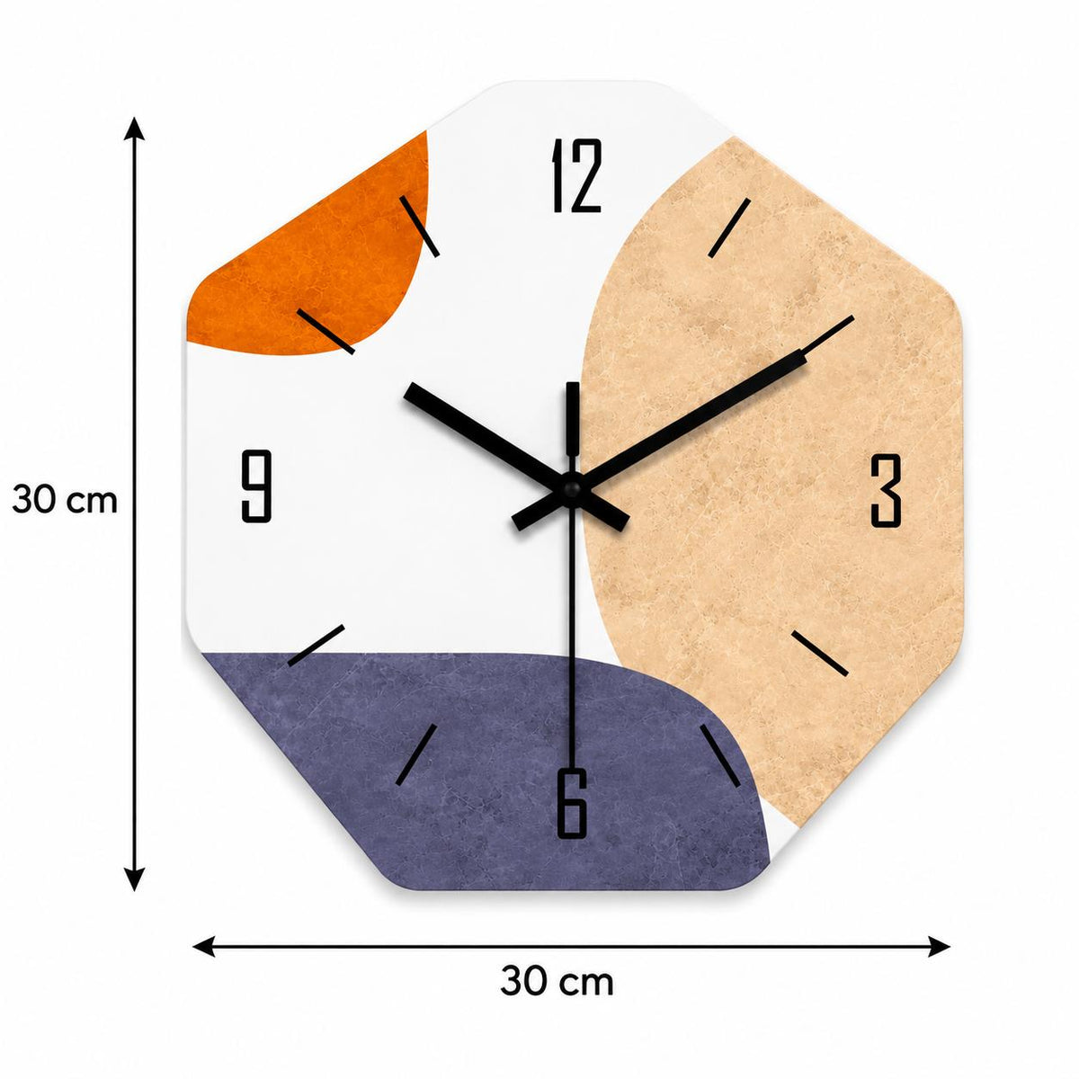 Horloge Murale Design Bois | Geometric