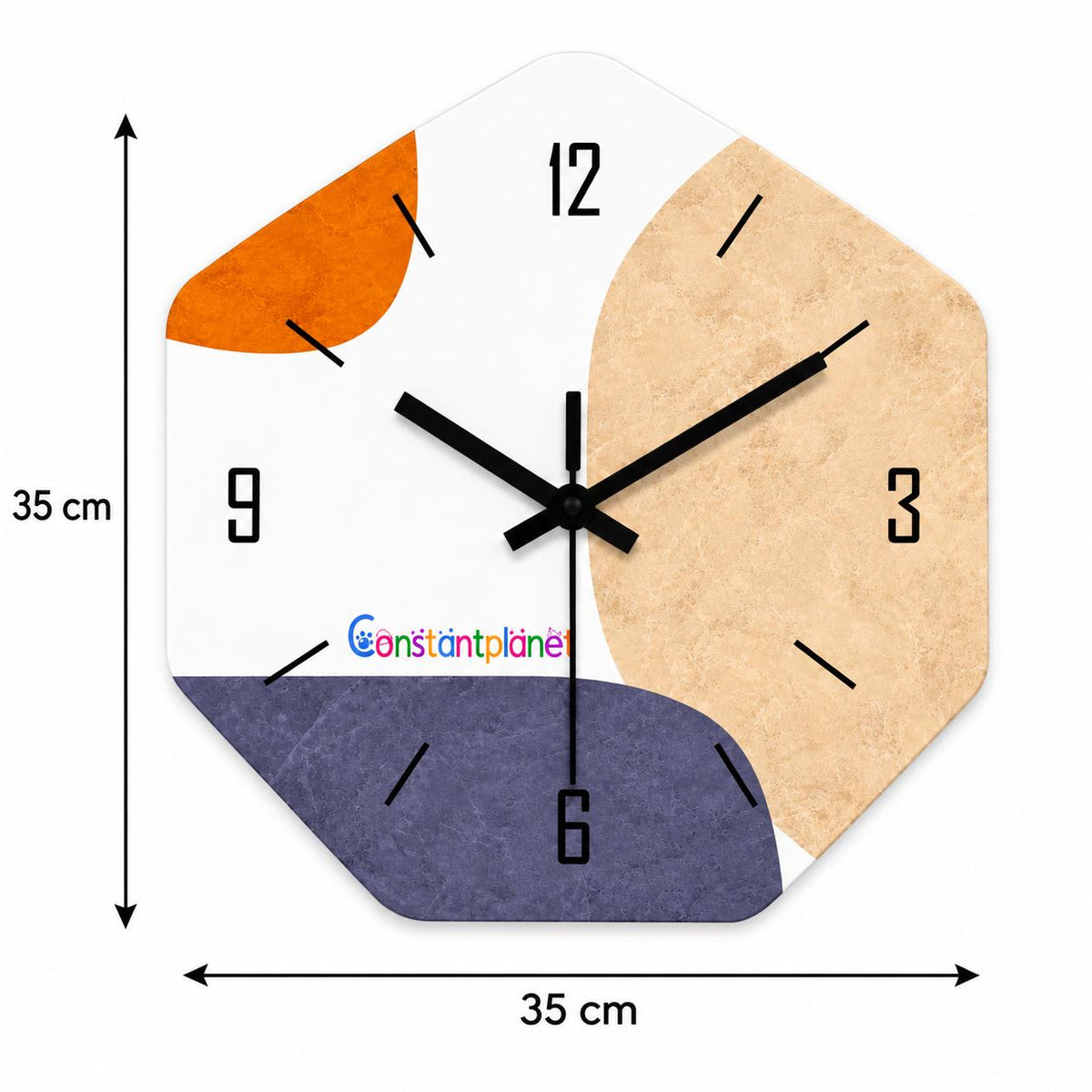Horloge Murale Design Bois | Geometric