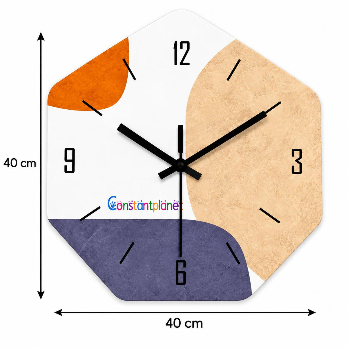 Horloge Murale Design Bois | Geometric