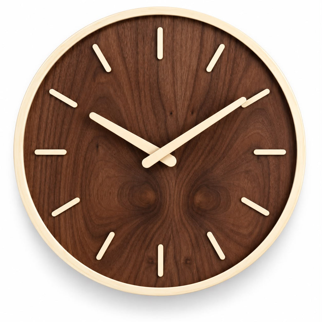 Horloge Murale Moderne Bois | Moka