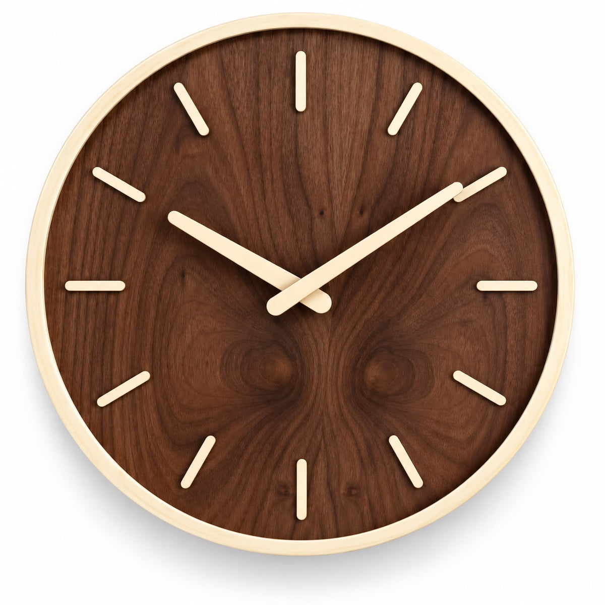 Horloge Murale Moderne Bois | Moka