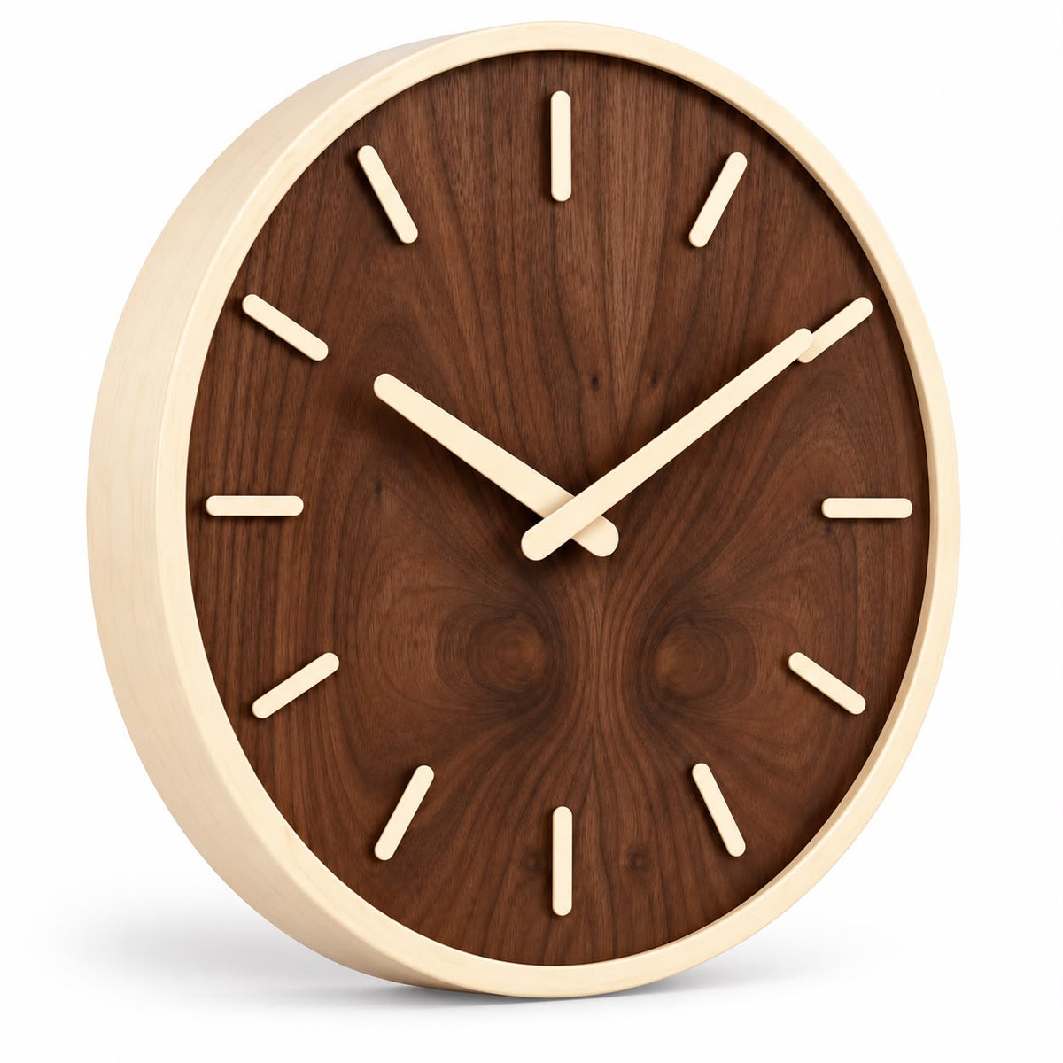 Horloge Murale Moderne Bois | Moka