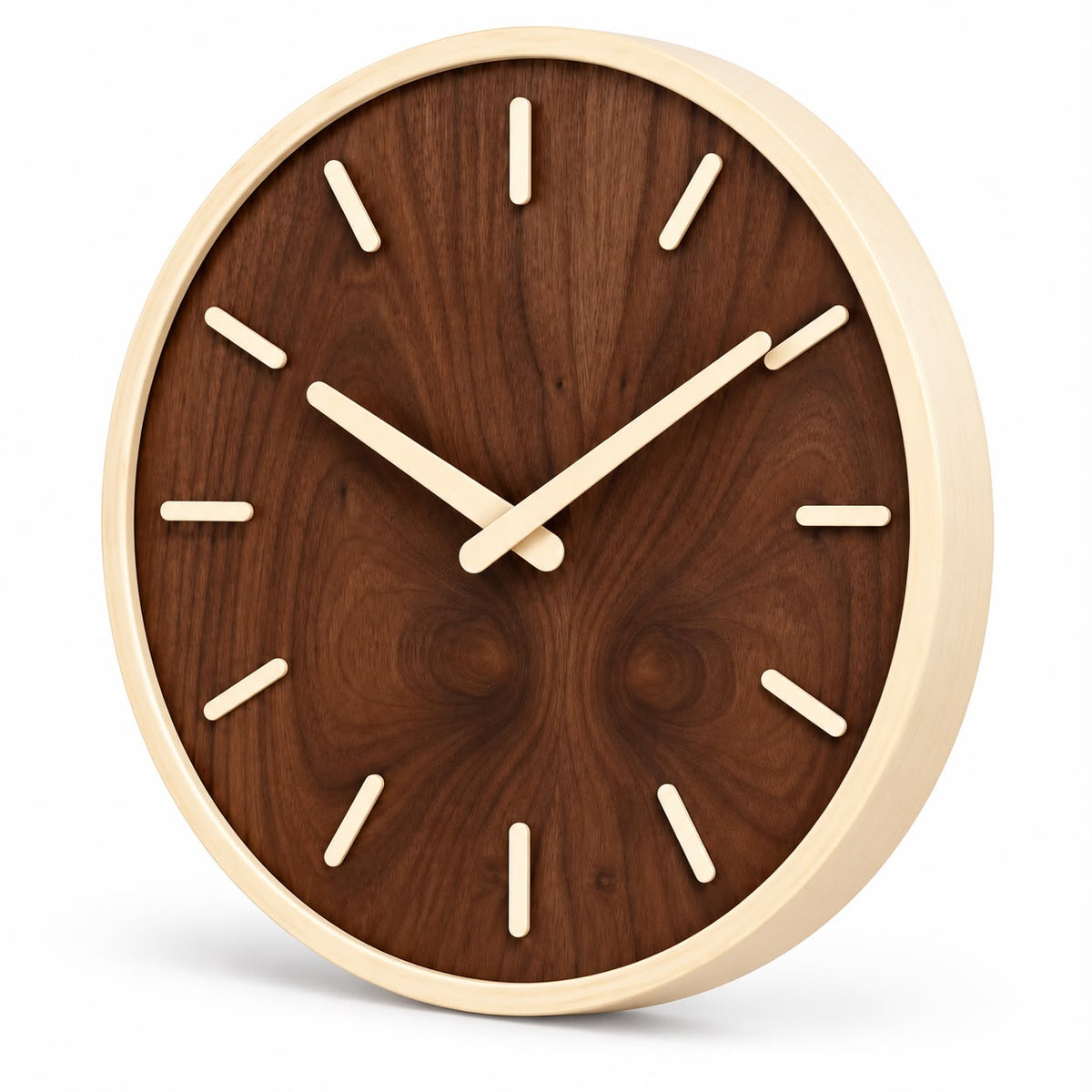 Horloge Murale Moderne Bois | Moka