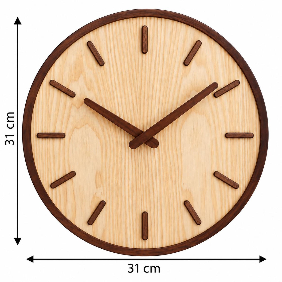 Horloge Murale Moderne Bois | Natura
