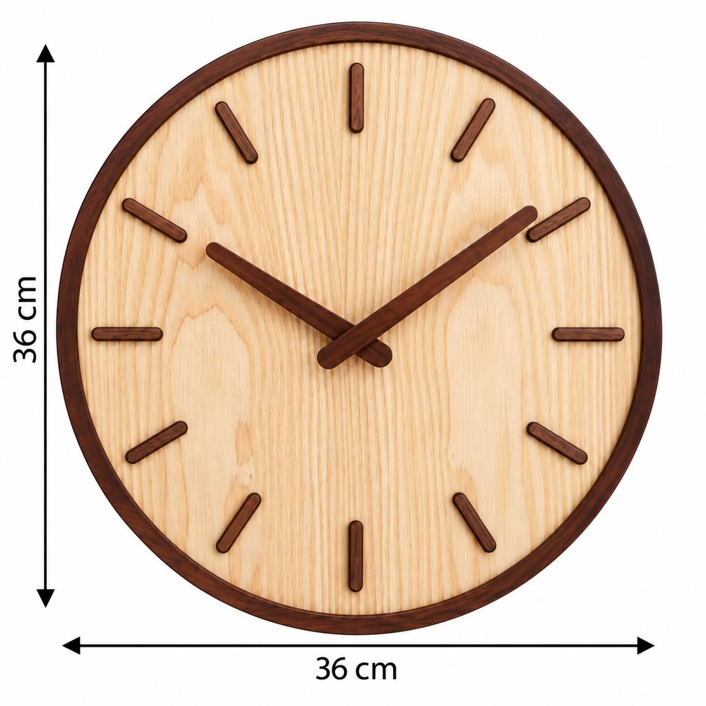 Horloge Murale Moderne Bois | Natura