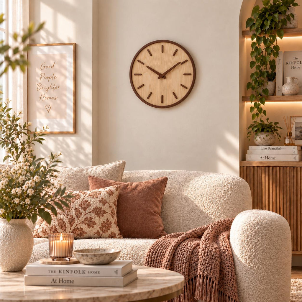 Horloge Murale Moderne Bois | Natura