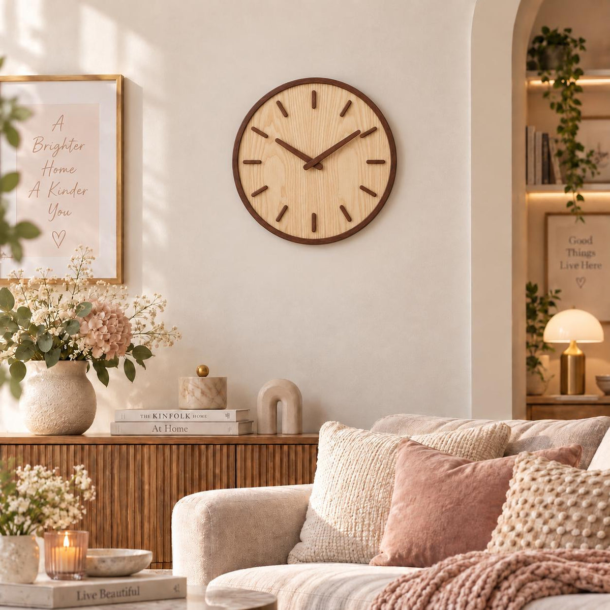 Horloge Murale Moderne Bois | Natura