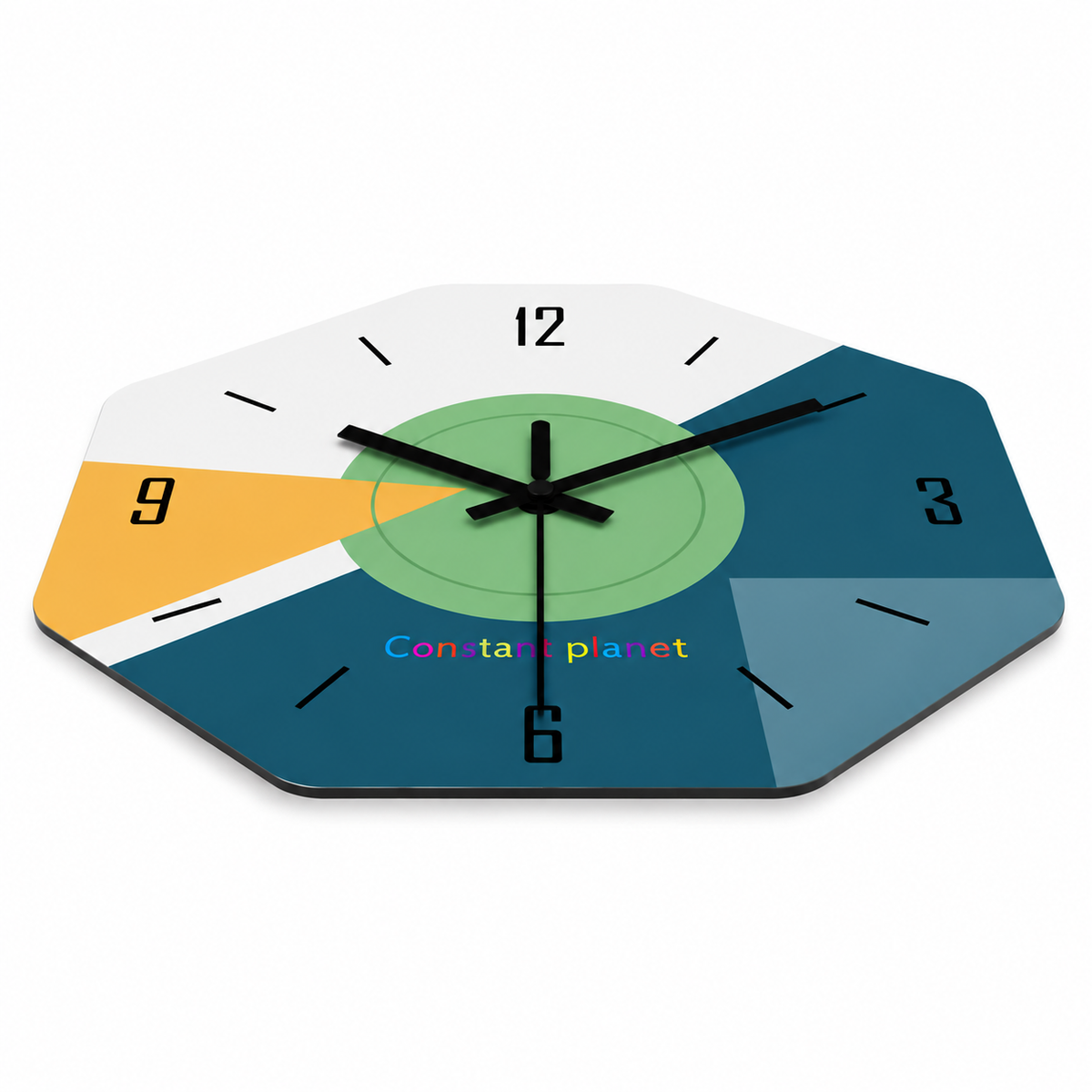 Horloge Murale Design Bois | Polygon