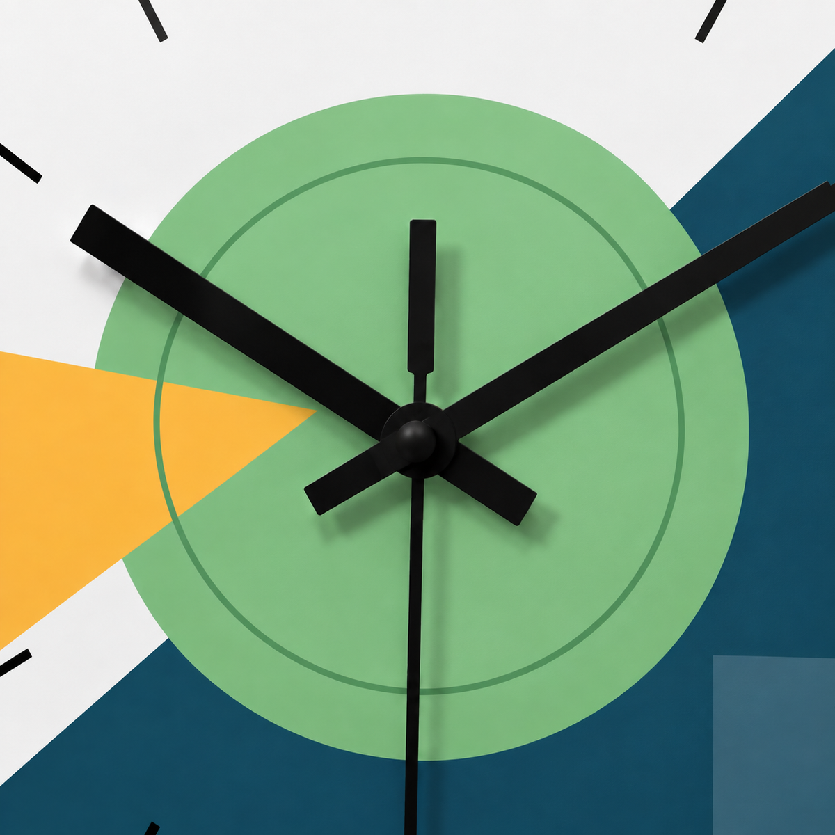 Horloge Murale Design Bois | Polygon